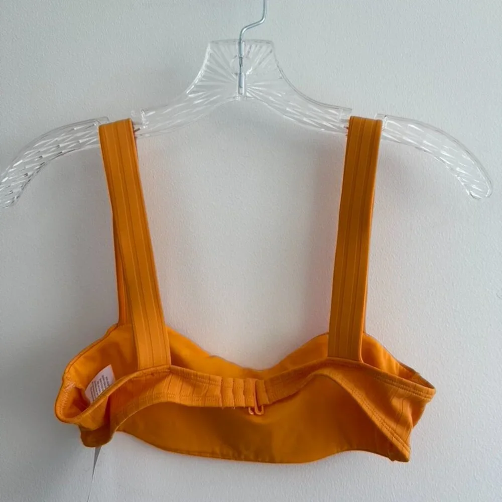 Pacsun Swim Women's Orange Bikini Top Swimwear Size Small NWT